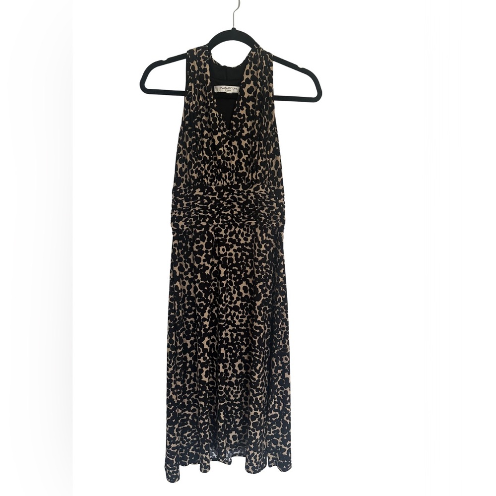 Evan-Picone Women’s Leopard‎ Print Midi Dress – Size 8